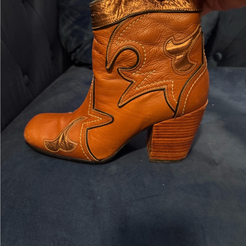 Coach Western Boots 7.5